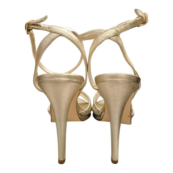 Caparros Gold Heels Size 9B - Picture 11 of 11